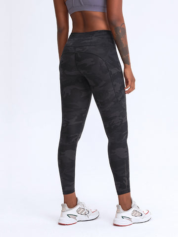 Millennia Wide Waistband Leggings with Pockets